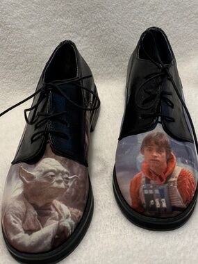 Limited Edition Star Wars Irregular Choice Jedi Oxfords Yoda Luke Skywalker